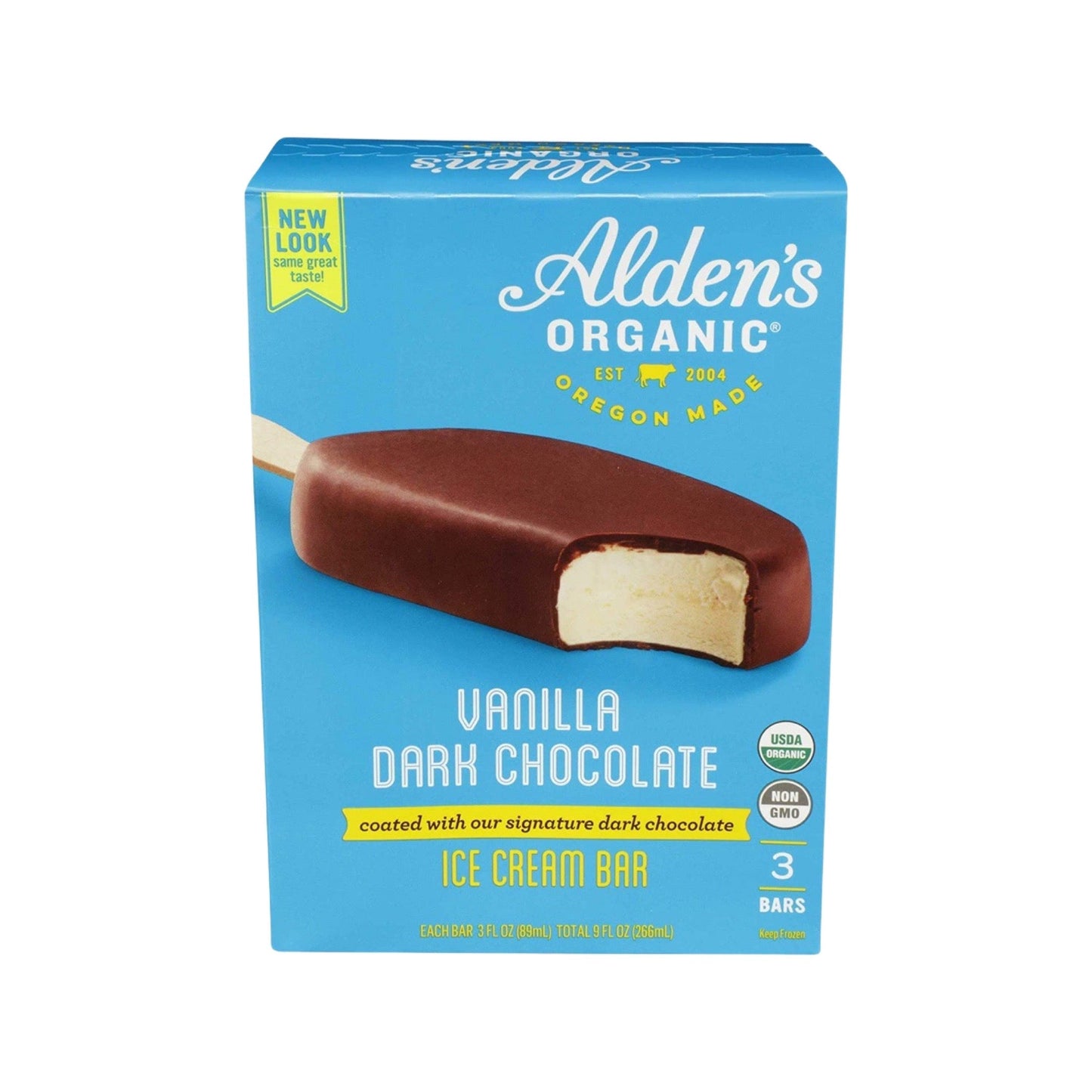 Alden's Organic Vanilla Dark Chocolate Bars 3 c