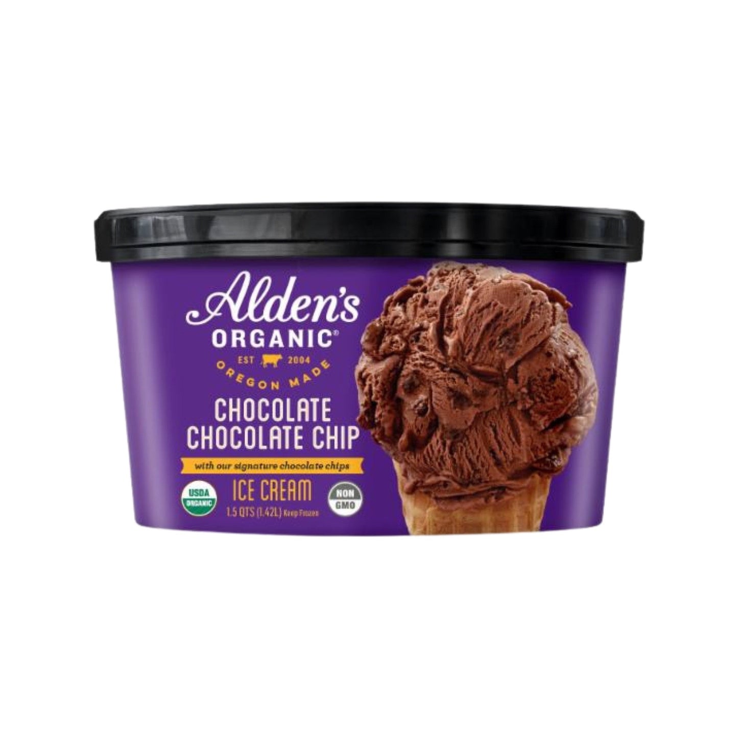 Alden's Organic Chocolate Chip Ice Cream 48oz